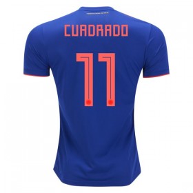 Camisolas de Futebol Colômbia Cuadrado 11 Equipamento Alternativa Copa do Mundo 2018 Manga Curta